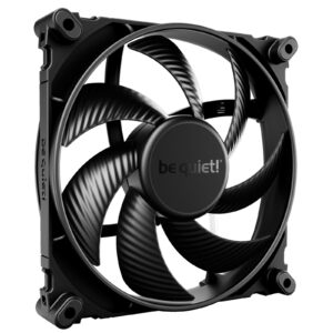 <b>SILENT WINGS 4 - 140mm PWM</b><br/>NO COMPROMISE SILENCE AND PERFORMANCE<br/>Silent Wings 4 140mm PWM combines all features of a virtually inaudible with an extremely performant fan for the most demanding applications.<br/>- Optimized fan blades for the highest performance on heat sinks<br/>- Small tip clearance and a fan frame with funnel-shaped air outlets for extremely high air pressure<br/>- Virtually inaudible operation at regular speed<br/>- 6-pole fan motor and fluid-dynamic bearing for less vibration and very smooth operations<br/>- Anti-vibration mounting with push pins and screwed installation option<br/>- Super-long lifespan of up to 300