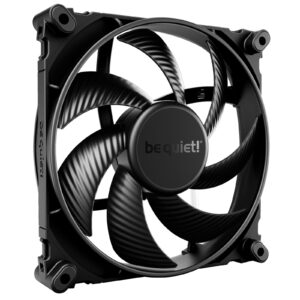 <b>SILENT WINGS 4 - 140mm PWM High Speed</b><br/>NO COMPROMISE SILENCE AND PERFORMANCE<br/>Silent Wings 4 140mm PWM high-speed combines all features of a virtually inaudible with an extremely performant fan for the most demanding applications.<br/>- Optimized fan blades for the highest performance on radiators and heat sinks<br/>- Small tip clearance and a fan frame with funnel-shaped air outlets for extremely high air pressure<br/>- Very silent operation even at maximum speed<br/>- 6-pole fan motor and fluid-dynamic bearing for less vibration and very smooth operations<br/>- Anti-vibration mounting with push pins and screwed installation option<br/>- Super-long lifespan of up to 300