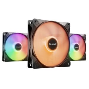 The be quiet! Light Wings 120mm PWM High-Speed Fan is designed to provide exceptional cooling performance with stunning ARGB lighting effects. Ideal for high-performance systems