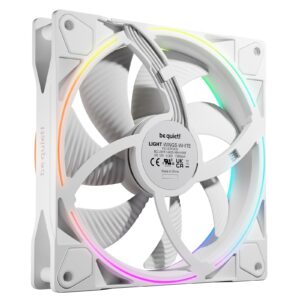 <b>be quiet! Light Wings LX 120mm PWM Reverse White (BL135)</b><br/><br/><b>Key Features</b>  <br/><b>Reversed Blade Design</b>: Optimized for side or bottom intake