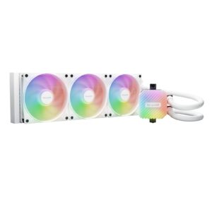 The be quiet! Light Loop 360mm White is an extremely high-performing all-in-one water cooling unit designed for users with heavily overclocked systems. It combines exceptional cooling performance with vibrant ARGB lighting
