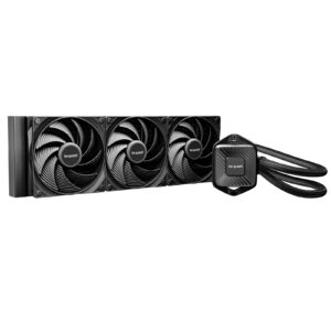 <b>be quiet! (BW029) SUPREME AND QUIET COOLING</b><br/><br/>Pure Loop 3 360mm is the impressively high-performing and silent All-in-One water cooling unit for users with overclocked  systems. Pure Loop 3 360mm  is for all the purists out there that like their cooling power subtle and unagitated.<br/><br/>Impressively high cooling performance for all consumer CPUs<br/>State-of-the-art PWM pump with 6-pole motor reduces vibrations to an absolute minimum<br/>3 Pure Wings 3 120mm PWM high-speed fans with closed loop motor and funnel-shaped air outlet offer high static pressure with very quiet operation<br/>Daisy-chained PWM fans for maximum convenience<br/>Flexible sleeved tubes and a simple mounting ensure easy handling<br/>Easy-to-access refill port for convenient handling<br/>Neat design language with elegant looks and subtle details<br/>3-year manufacturer’s warranty<br/>Product conception