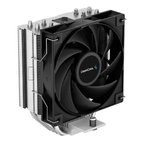 <B>AG400</B><br/>Efficient 4 Heat Pipes CPU Cooler<br/>The DeepCool AG400 is a single tower 120mm CPU cooler that builds upon our legacy for high-quality cooling performance but stripped down for a streamlined and efficient package.<br/><br/><b>STELLAR THERMAL PERFORMANCE</b><br/>Enjoy better system performance by keeping things cool with up to 220W of heat dissipation power featuring four direct touch heat pipes that rapidly draw heat away from the CPU.<br/><br/><b>FAN LOCK MOUNTING SYSTEM</b><br/>When installing the AG400