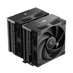 <b>DeepCool AK620 G2 DIGITAL NYX Dual Tower CPU Cooler</b><br/><br/>Further improved second generation of the iconic AK DIGITAL lineup with upgraded performance and a bold new aesthetic. It features six advanced copper heat pipes