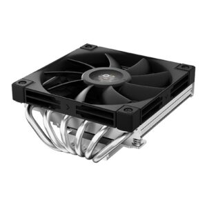 <b>AN600</b><br/>The AN600 is a low-profile CPU cooler that provides 180W of cooling to the CPU while also cooling the RAM modules. Making full use of a 120mm high airflow fan and an overhanging design