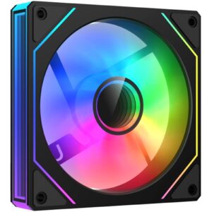 This 120mm ARGB PWM case fan is designed to deliver efficient cooling performance while enhancing the visual appeal of your PC build. Featuring a 9-blade design