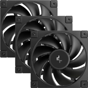 The DeepCool FD12 120mm PWM case fan offers a blend of high performance and quiet operation