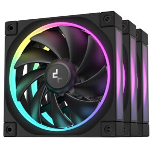 <b>DeepCool FL12-3 IN 1 ARGB 120mm PWM Fan</b><br/><br/>The DeepCool FL12-3 IN 1 ARGB 120mm PWM Fan is designed to deliver exceptional cooling performance while adding a vibrant touch to your PC build. Featuring 36 addressable RGB LEDs