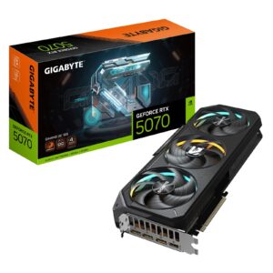 <b>GeForce RTX 5070 GAMING OC 12G</b><br/><br/><b>FEATURES</b><br/>Powered by the NVIDIA Blackwell architecture and DLSS 4<br/>Powered by GeForce RTX 5070<br/>Integrated with 12GB GDDR7 192bit memory interface<br/>WINDFORCE cooling system<br/>Hawk fan<br/>Server-grade Thermal conductive gel<br/>RGB Halo<br/>Dual BIOS (Performance / Silent)<br/>Reinforced structure<br/>Versatile VGA holder<br/>4 years warranty (Online registration required)<br/><br/><b>SPECIFICATION</b><br/><br/><b>Graphics Processing</b><br/>GeForce RTX 5070<br/><br/><b>Core Clock</b><br/>2625 MHz (Reference card : 2512 MHz)<br/><br/><b>CUDA Cores</b><br/>6144<br/><br/><b>Memory Clock</b><br/>28 Gbps<br/><br/><b>Memory Size</b><br/>12 GB<br/><br/><b>Memory Type</b><br/>GDDR7<br/><br/><b>Memory Bus</b><br/>192 bit<br/><br/><b>Card Bus</b><br/>PCI-E 5.0<br/><br/><b>Digital Max Resolution</b><br/>7680x4320<br/><br/><b>Multi-View</b><br/>4<br/><br/><b>Card Size</b><br/>TBD<br/><br/><b>PCB Form</b><br/>ATX<br/><br/><b>DirectX</b><br/>DirectX 12 API<br/><br/><b>OpenGL</b><br/>4.6<br/><br/><b>Recommended PSU</b><br/>TBD<br/><br/><b>Power Connectors</b><br/>16 Pin x 1<br/><br/><b>Output</b><br/>DisplayPort 2.1b x 3<br/>HDMI 2.1b x 1<br/><br/><b>Accessories</b><br/>Quick guide<br/>Warranty registration<br/>1 x 12V-2x6 to 2 x PCIe 8pin adapter<br/>Versatile VGA holder<br/>Versatile VGA holder manual