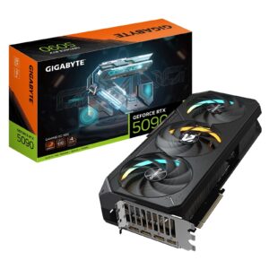 <b>GeForce RTX 5090 GAMING OC 32G</b><br/><br/><b>FEATURES</b><br/> Powered by the NVIDIA Blackwell architecture and DLSS 4<br/> Powered by GeForce RTX 5090<br/> Integrated with 32GB GDDR7 512bit memory interface<br/> WINDFORCE cooling system<br/> Hawk fan<br/> Server-grade Thermal conductive gel<br/> RGB Halo<br/> Dual BIOS (Performance / Silent)<br/> Reinforced structure<br/> Versatile VGA holder<br/> 4 years warranty (Online registration required)<br/><br/><b>SPECIFICATION</b><br/><br/><b>Graphics Processing</b><br/>GeForce RTX 5090<br/><br/><b>Core Clock</b><br/>2550 MHz (Reference card : 2407MHz)<br/><br/><b>CUDA Cores</b><br/>21760<br/><br/><b>Memory Clock</b><br/>28 Gbps<br/><br/><b>Memory Size</b><br/>32 GB<br/><br/><b>Memory Type</b><br/>GDDR7<br/><br/><b>Memory Bus</b><br/>512 bit<br/><br/><b>Card Bus</b><br/>PCI-E 5.0<br/><br/><b>Digital Max Resolution</b><br/>7680x4320<br/><br/><b>Multi-View</b><br/>4<br/><br/><b>Card Size</b><br/>L=342 W=152 H=70 mm<br/><br/><b>PCB Form</b><br/>ATX<br/><br/><b>DirectX</b><br/>DirectX 12 API<br/><br/><b>OpenGL</b><br/>4.6<br/><br/><b>Recommended PSU</b><br/>1000W<br/><br/><b>Power Connectors</b><br/>16 Pin x 1<br/><br/><b>Output</b><br/>DisplayPort 2.1a x 3<br/>HDMI 2.1b x 1<br/><br/><b>Accessories</b><br/>Quick guide<br/>Warranty registration<br/>1 x 12V-2x6 to 4 x PCIe 8pin adapter<br/>Versatile VGA holder<br/>Versatile VGA holder manual<br/>