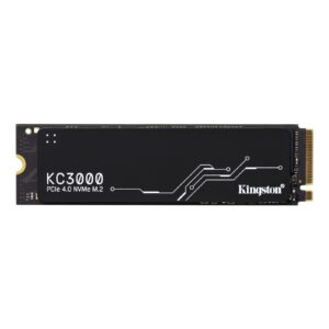 <b>Model</b><br/>SKC3000D/4096G<br/><br/>Kingston KC3000 PCIe 4.0 NVMe M.2 SSD delivers next-level performance using the latest Gen 4x4 NVMe controller and 3D TLC NAND. Upgrade the storage and reliability of your system to keep up with demanding workloads and experience better performance with software applications such as 3D rendering and 4K+ content creation. With formidable speeds up to 7
