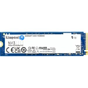 Kingston’s NV3 PCIe 4.0 NVMe SSD is a next-gen storage solution powered by a Gen 4x4 NVMe controller