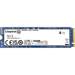 Kingston’s NV3 PCIe 4.0 NVMe SSD is a next-gen storage solution powered by a Gen 4x4 NVMe controller