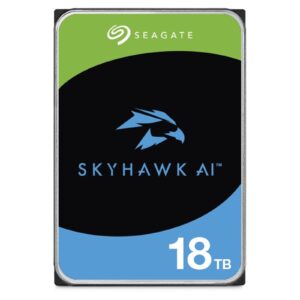 <b>Key Features</b><br/>256 MB data buffer.<br/>7200 RPM spindle speed.<br/>Full-track multiple-sector transfer capability without local processor intervention.<br/>High instantaneous (burst) data-transfer rates (up to 600MB per second).<br/>Native Command Queuing with command ordering to increase performance in demanding applications.<br/>PowerChoice for selectable power savings<br/>Perpendicular recording technology provides the drives with increased areal density.<br/>SeaTools diagnostic software performs a drive self-test that eliminates unnecessary drive returns.<br/>State-of-the-art cache and on-the-fly error-correction algorithms.<br/>Support for S.M.A.R.T. drive monitoring and reporting.<br/>Supports latching SATA cables and connectors.<br/>Top Cover Attached motor for excellent vibration tolerance<br/>Worldwide Name (WWN) capability uniquely identifies the drive<br/><br/><b>Specifiactions </b><br/><br/><b>Drive specification</b><br/><br/><b>Formatted (512 bytes/sector)</b><br/>18TB<br/><br/><b>Heads</b><br/>18<br/><br/><b>Discs</b><br/>9<br/><br/><b>Bytes per logical sector</b><br/>512<br/><br/><b>Bytes per physical sector</b><br/>4096<br/><br/><b>Recording density