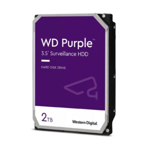 <b>Uncompromising Storage with a WD Purple Surveillance Hard Drive</b><br/>WD Purple drives are engineered specifically for surveillance to help withstand the elevated heat fluctuations and equipment vibrations within NVR environments. An average desktop drive is built to run for only short intervals