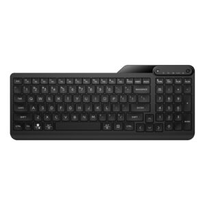 Stay ready for anything with the HP 475 Dual-Mode Wireless Keyboard. It delivers full-sized performance in a compact form that’s easy to take wherever work leads. Designed for portability and versatility