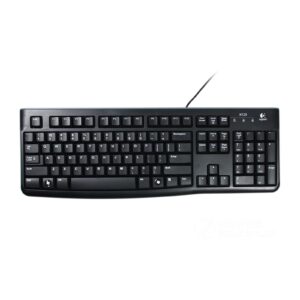 <b>LOGITECH K120</b><br/><br/><b>RELIABLE SIMPLICITY</b><br/>Getting things done should be simple. That’s what makes this full-sized keyboard the right fit. It’s a reliable and durable partner equipped with a number pad with an easy-to-use design that works right out of the box. Just plug in this corded keyboard via USB and go.<br/><br/><b>COMFORTABLE AND FULL-SIZE</b><br/>This full-size keyboard with integrated number pad makes data entry