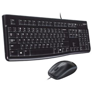 <b>MK120 CORDED KEYBOARD AND MOUSE COMBO</b><br/><br/><b>RELIABLE SIMPLICITY</b><br/>Getting things done should be simple. That’s what makes this full-sized keyboard the right fit. It’s a reliable and durable partner equipped with a number pad with an easy-to-use design that works right out of the box. Just plug in this corded keyboard via USB and go.<br/><br/><b>FULL-SIZED KEYBOARD</b><br/>This full-size keyboard with integrated number pad makes data entry