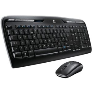 <b>LOGITECH WIRELESS COMBO MK330</b><br/>Portability plus music control<br/><br/><b>DESIGNED FOR WHAT YOU LOVE</b><br/>You can get right to Amazon and MSN thanks to 11 hot keys that deliver instant control and access to your favorite websites—and the music and movies you love.<br/><br/><b>HAPPY HANDS</b><br/>Low-profile
