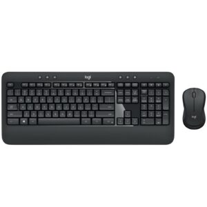 The MK540 Advanced is an instantly familiar wireless keyboard and mouse combo built for precision