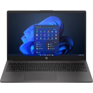 Powered for business<br>The HP 250 G10 Laptop provides essential business-ready features in a thin and light design that’s easy to take everywhere you go. The 15.6-inch diagonal display with 85 percent screen-to-body ratio<sup>[5]</sup>