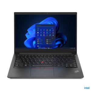 REFURBISHED Lenovo ThinkPad E14<br/><br/><b>SPECIFICATIONS</b><br/><br/><b>Brand</b><br/>Lenovo<br/><br/><b>Form Factor</b><br/>ThinkPad<br/><br/><b>Colour</b><br/>Black<br/><br/><b>Standing Screen Display Size</b><br/>14 inches<br/><br/><b>Resolution</b><br/>1080p Full HD<br/><br/><b>Processor</b><br/>Intel Core i5-1135G7<br/><br/><b>RAM Size</b><br/>8GB<br/><br/><b>Memory Slots</b><br/>1 Max 16GB<br/><br/><b>SSD</b><br/>256GB<br/><br/><b>Graphics Card</b><br/>Intel UHD Graphics<br/><br/><b>On Board Graphics</b><br/>Yes<br/><br/><b>Operating System</b><br/>Windows 11 Pro<br/><br/><b>Connections</b><br/>1x USB 2.0 <br/>1x USB 3.1 Gen 1 <br/>1x USB 3.1 Gen 1 (Always On) <br/>1x USB-C 3.1 Gen 1 (support data transfer